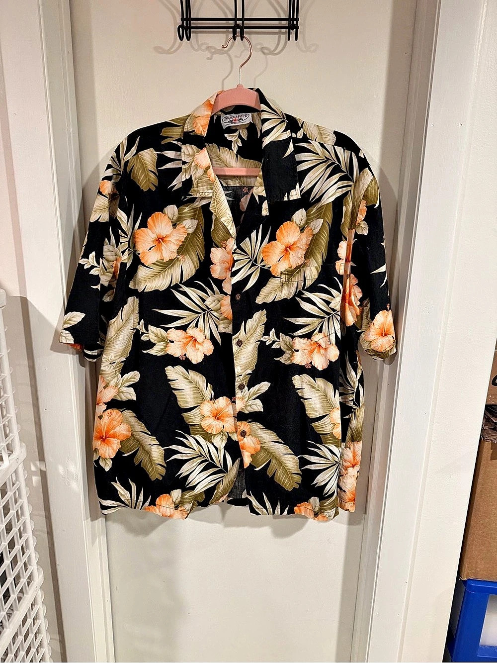 Pacific Legend Floral Hawaiian Shirt Size 2XL